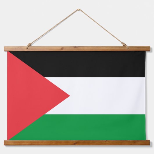 Wandtapijt met vlag van Palestina Hangend Wandkleed (Voorkant)