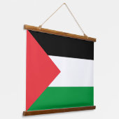 Wandtapijt met vlag van Palestina Hangend Wandkleed (Gebogen)