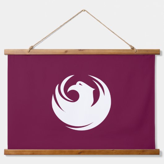 Wandtapijt met vlag van Phoenix, Arizona Hangend Wandkleed (Voorkant)