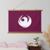 Wandtapijt met vlag van Phoenix, Arizona Hangend Wandkleed (Slaapkamer)
