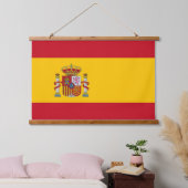 Wandtapijt met vlag van Spanje Hangend Wandkleed (Slaapkamer)