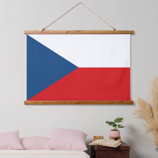 Wandtapijt met vlag van Tsjechië Hangend Wandkleed (Slaapkamer)