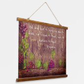 Wandtapijt met wijnofferte hangend wandkleed (Gebogen)