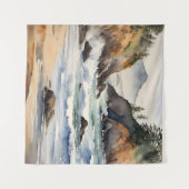 Wandtapijt Oregon Coast Beach Waterscape Natuur Ar Wandkleed (Voorkant (horizontaal))