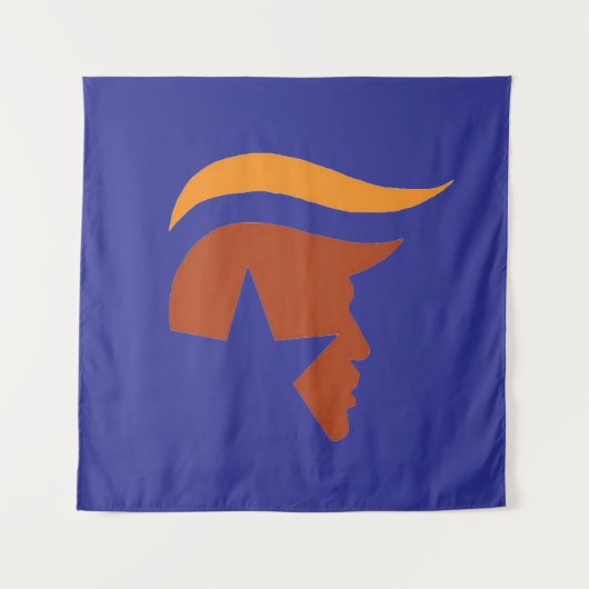 WANDTAPIJT - PATRIOTTISCH PROFIEL WANDKLEED (Voorkant)