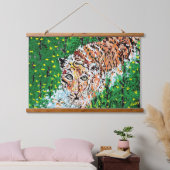 Wandtapijt: prooi van de tijger hangend wandkleed (Slaapkamer)