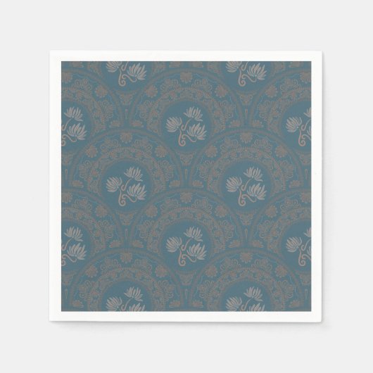 Wandtapijt Rococo Mandala Art Deco Scallop Decoupa Servet (Voorkant)