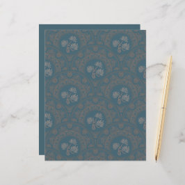 Wandtapijt Rococo Mandala Art Deco Scallop Scrapbo