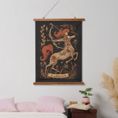 Wandtapijt Sagittarius Celestial Zodiac Art Hangend Wandkleed (Slaapkamer)
