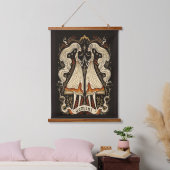 Wandtapijt Tweelingen Hemelse Zodiac Art Hangend Wandkleed (Slaapkamer)