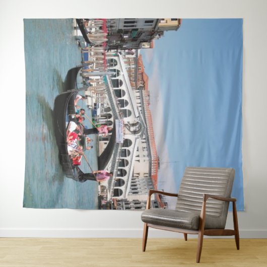 wandtapijt uit het kanaal van Venetië Wandkleed (In Situ (horizontaal))