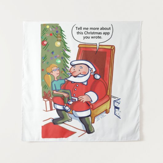 Wandtapijt van Christmas Business Partners Wandkleed (Voorkant)