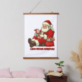 WANDTAPIJT VAN DE KERSTMAN HANGEND WANDKLEED (Slaapkamer)