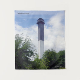 Wandtapijt van de vuurtoren van Charleston Wandkleed