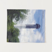 Wandtapijt van de vuurtoren van Charleston Wandkleed (Voorkant (horizontaal))