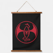 Wandtapijt van hout hangend wandkleed (Voorkant)