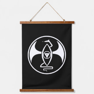 Wandtapijt van hout hangend wandkleed