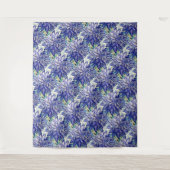 Wandtapijt Zeldzame Blauwe Dahlia Wandkleed (Voorkant)