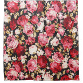  wandtapijtbloemen, stofpatroon. douchegordijn (Voorkant)