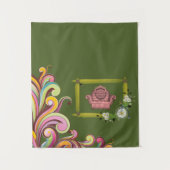 Wandtapijten Bloem Wandkleed (Voorkant)