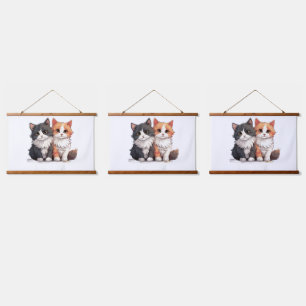 Wandtapijten Funny Cats Wall Art & Decor Tapestrie Hangend Wandkleed