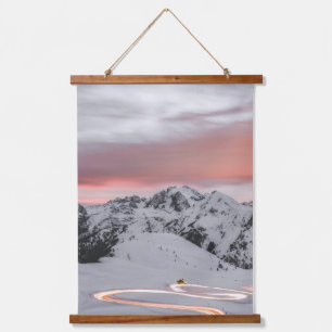 Wandtapijten met unieke motieven van ijsbergen hangend wandkleed