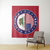 wandtapijten (rode versie) wandkleed (In situ)