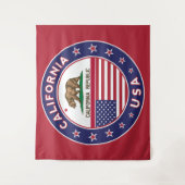 wandtapijten (rode versie) wandkleed (Voorkant)