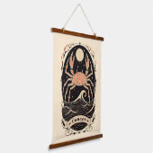 Wandtapijtkanker Hemelse Zodiac Art Hangend Wandkleed (Gebogen)