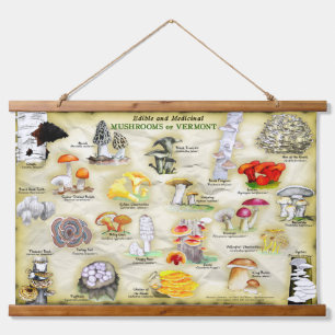 Wandtapijtpaddenstoelen van Vermont Hangend Wandkleed