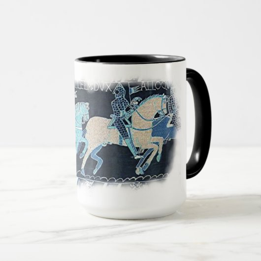 Wandtapijtscène - Het tapijt van Bayeux Mok (Voorkant rechts)