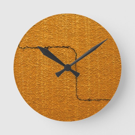 Wandtextuur in racks ronde klok (Voorkant)