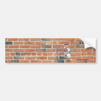  wandtextuur van rode bloedbrander bumpersticker