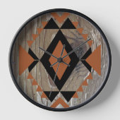 Wanduhr Boho Style Acryl Wanduhren (Voorkant)