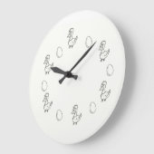 Wanduhr! Das Huhn oder das Ei! Die Küchenuhr! Grote Klok (Hoek)