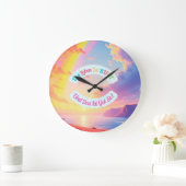 Wanduhr Das Leben ist Bunt! Grote Klok (Huis)