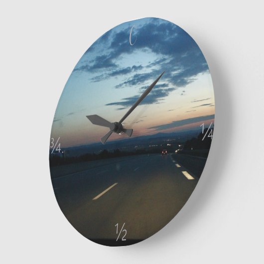 Wanduhr fahrt in die Nacht Grote Klok (Hoek)