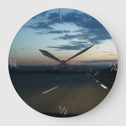 Wanduhr fahrt in die Nacht Grote Klok (Voorkant)