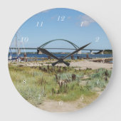 Wanduhr Fehmarnsundbrücke und Fehmarnsund Grote Klok (Voorkant)