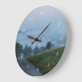 Wanduhr Herbstmorgen im Siegerland Grote Klok (Hoek)