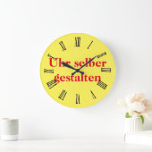 Wanduhr selber gestalten grote klok (Huis)