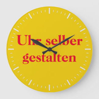 Wanduhr selber gestalten grote klok