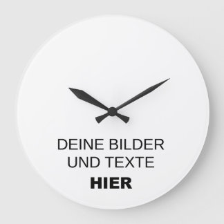 Wanduhr selbst gestalten grote klok