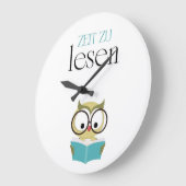 Wanduhr "Zeit zu lesen"  fürs Kinderzimmer Grote Klok (Hoek)