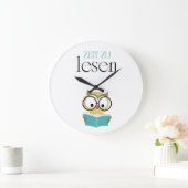 Wanduhr "Zeit zu lesen"  fürs Kinderzimmer Grote Klok (Huis)