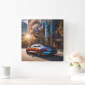 WANDUHREN VIERKANTE KLOK (Huis)