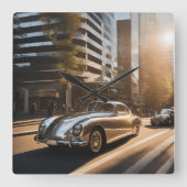 WANDUHREN VIERKANTE KLOK (Voorkant)