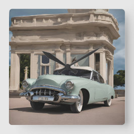 WANDUHREN VIERKANTE KLOK