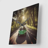 WANDUHREN VIERKANTE KLOK (Hoek)