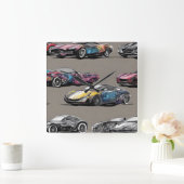 WANDUHREN VIERKANTE KLOK (Huis)